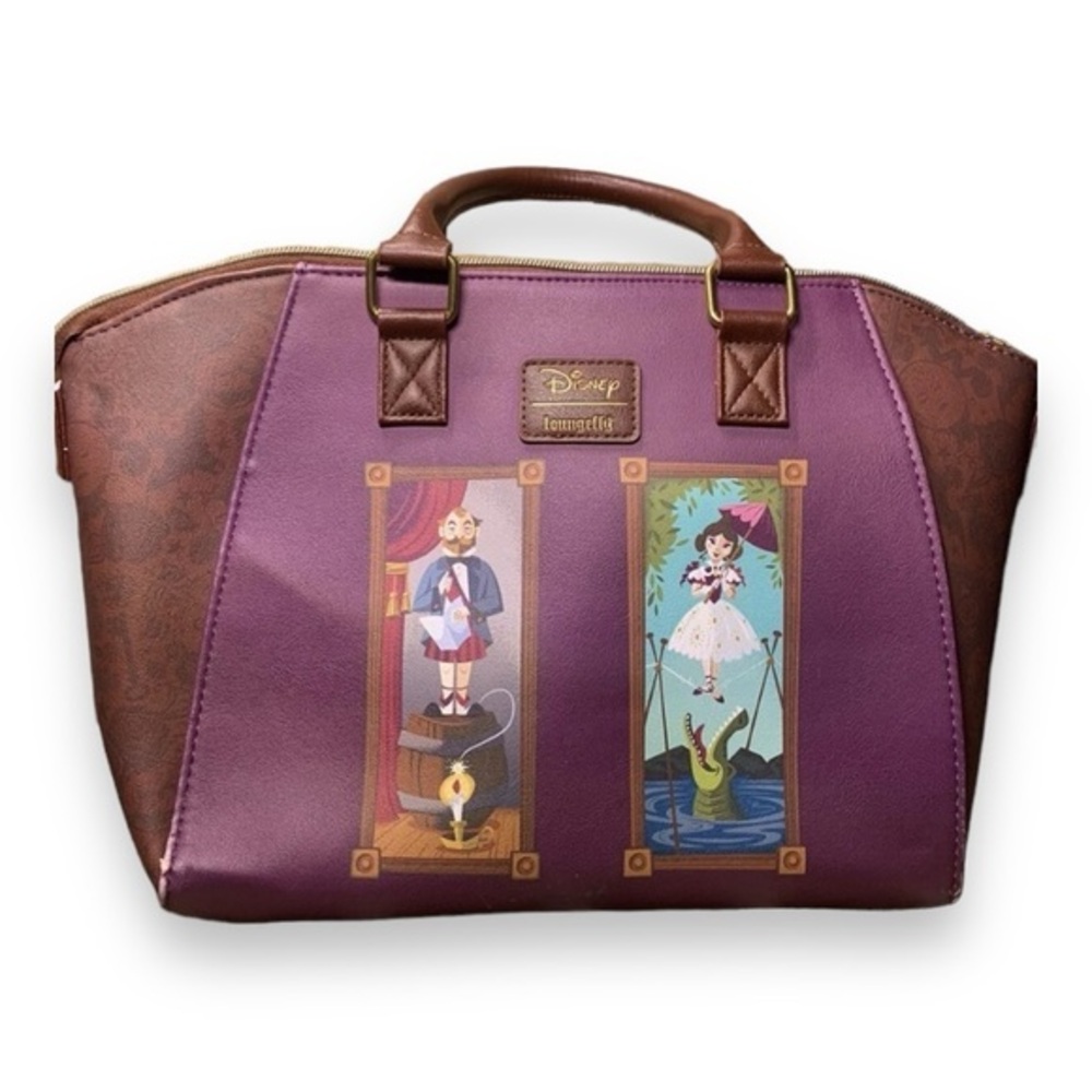 Women’s Haunted Mansion Tote Bag Stretching Room Portraits *flawed